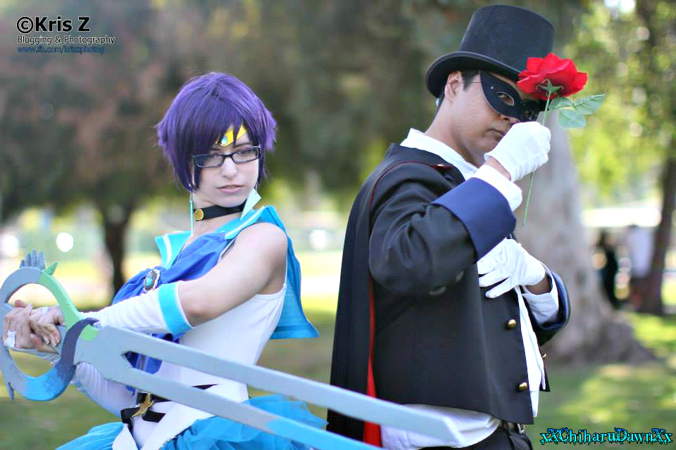 ::Sailor Aquarius X Tuxedo Mask::Cosplay