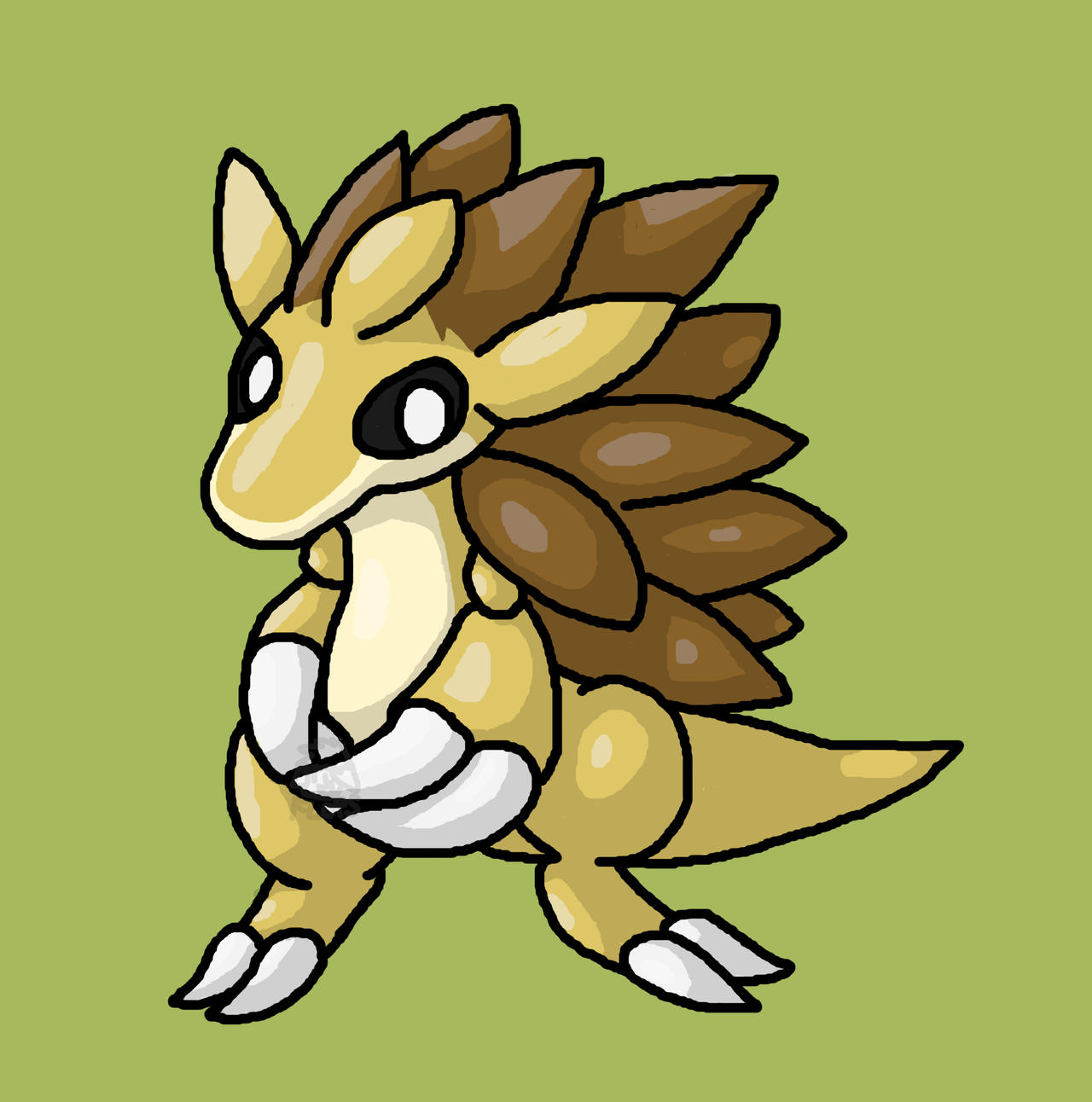 Pokemon 28 Sandslash 028 Pokemon Fanart my style by KubyPikachuKirby on DeviantArt
