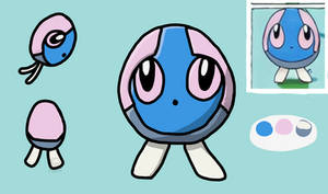 Baby Blue Pink Jelly Egg Ai Fakemon