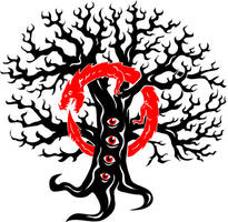 Tattoo Design: Tree and Serpent