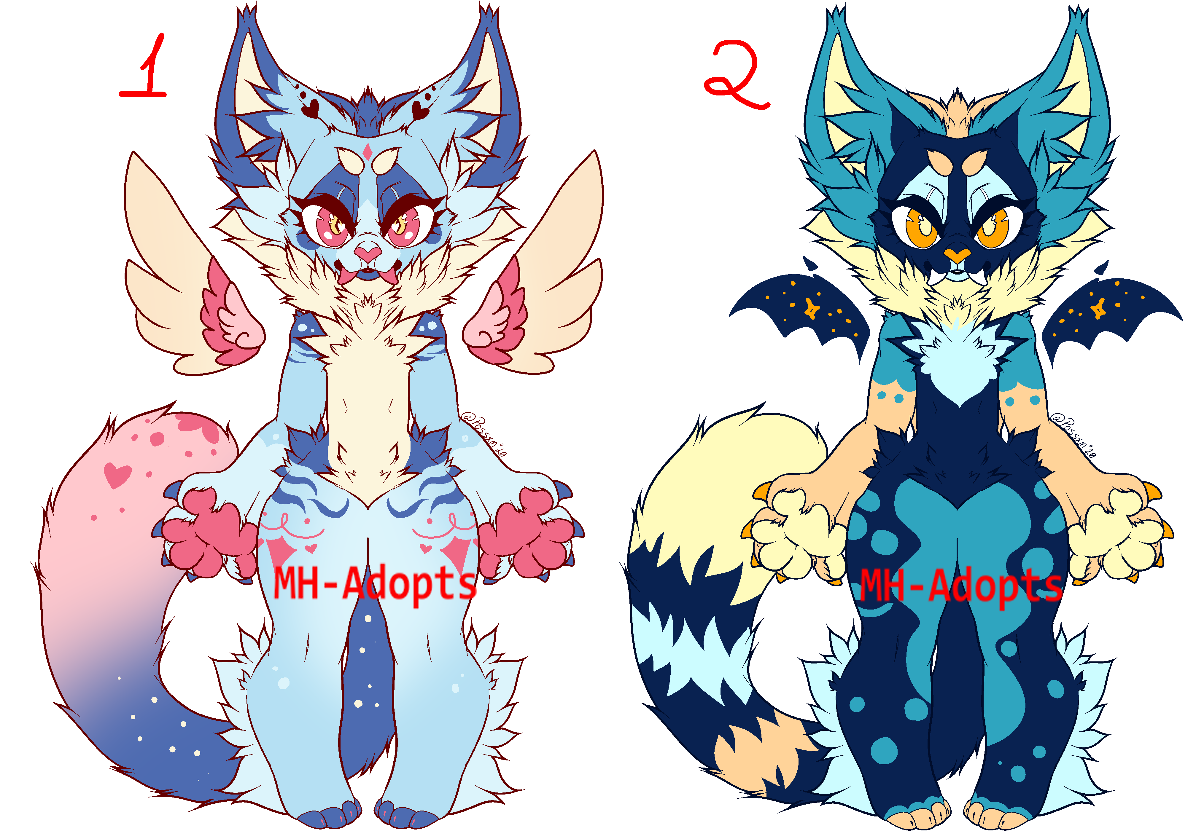 Angel And Devil Closed By MH Adopts On DeviantArt angel-and-devil-closed-by-mh-adopts-on-deviantart