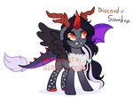 Discord x Sombra MLP Auction Open collab by MH-Adopts