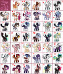 11$ Cat Dog ponies Grid 36/39 by MH-Adopts