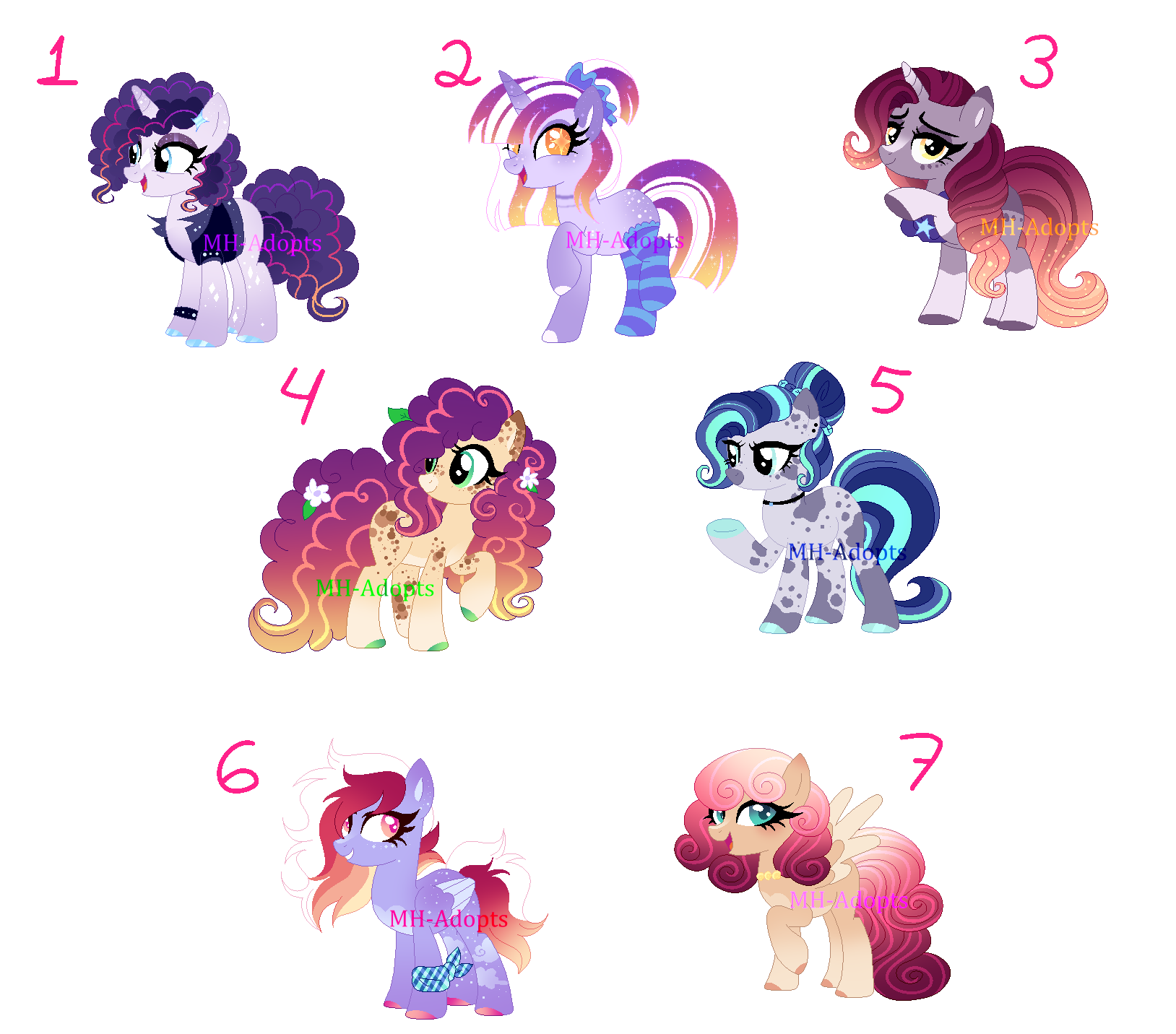 MLP Oc next gen - Mom ships set price closed