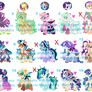 MLP Adopts Mane 7 x EQG - Open 17/21 points paypal