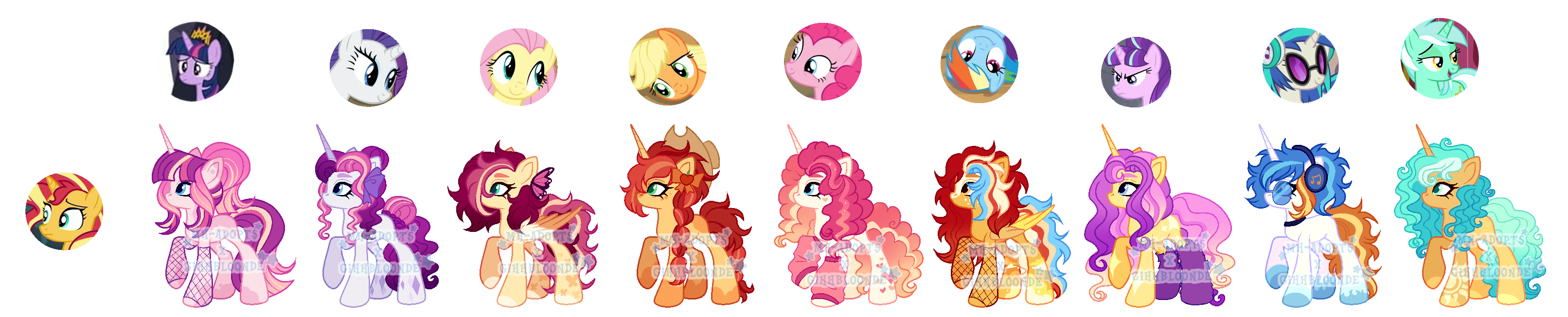 MLP Popular lesbian ships collab - closed