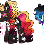 Sun and Moon ponies - collab auction OPEN 2/2