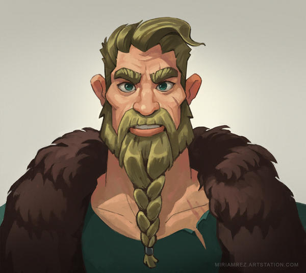 Viking portrait