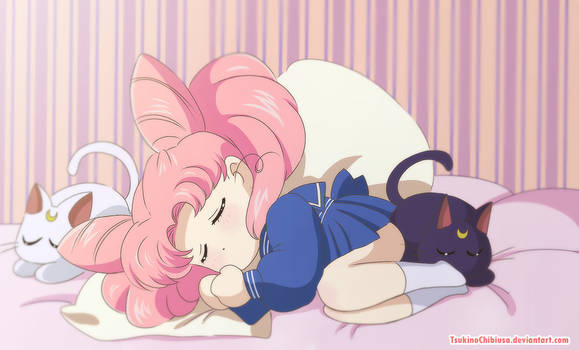 Chibiusa and cats