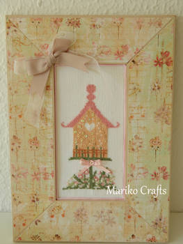 Love Birdhouse Cross Stitch