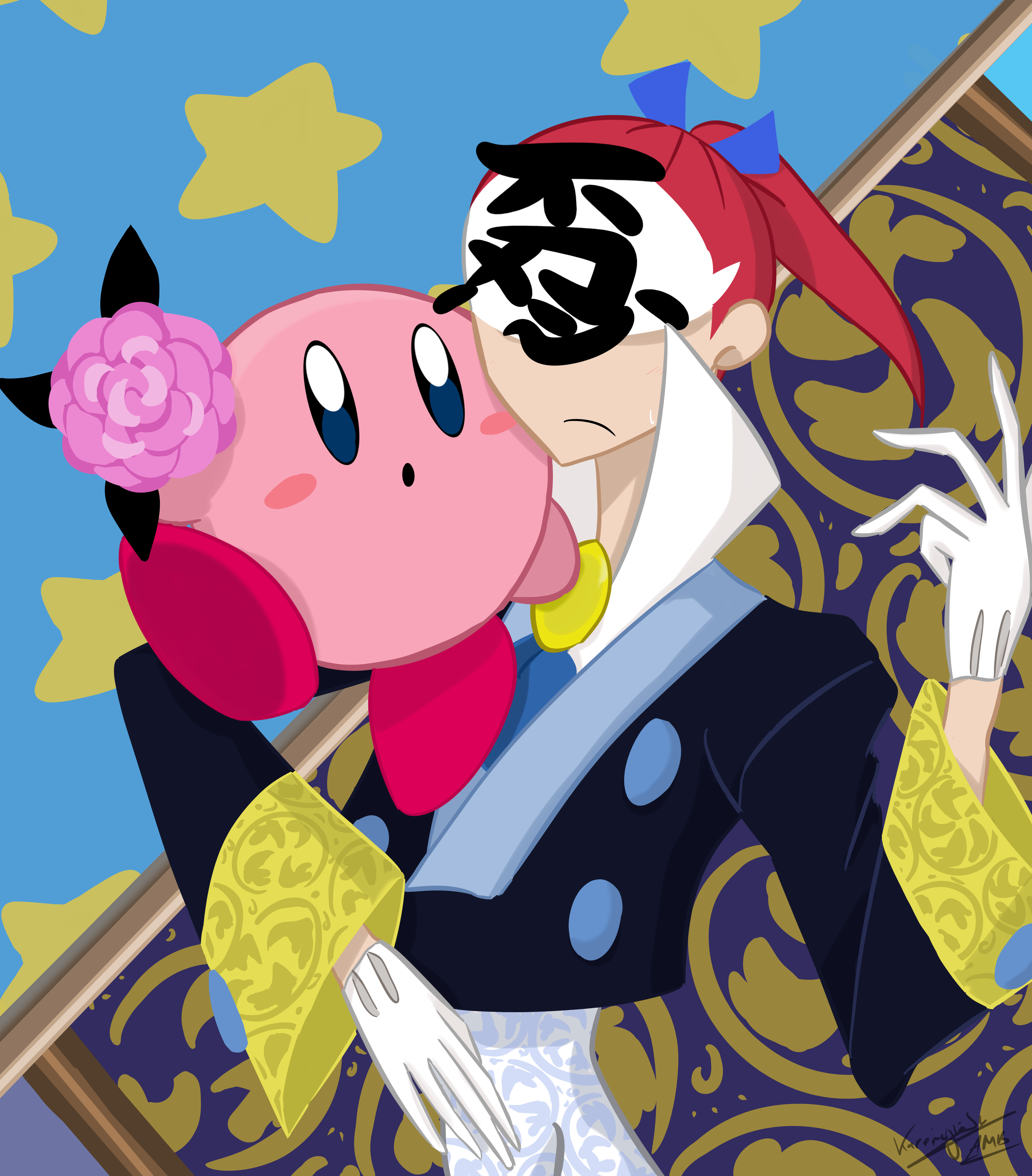 [Katanagatari/HnK] Emonzaemon and Kirby v2!