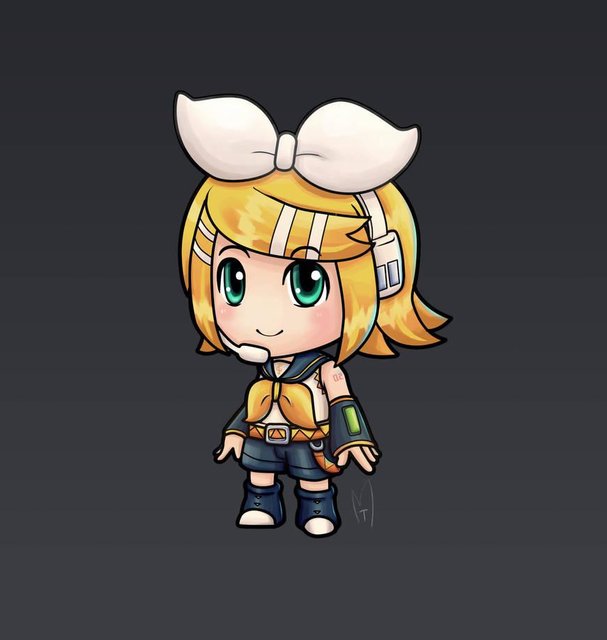 Chibi Rin Fanarrt Chibi Rin Kagamine by gnurt292 on DeviantArt