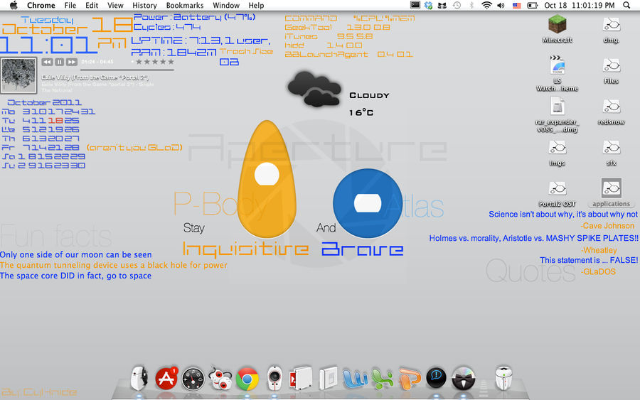 geektool wallpaper by CyHnide on DeviantArt