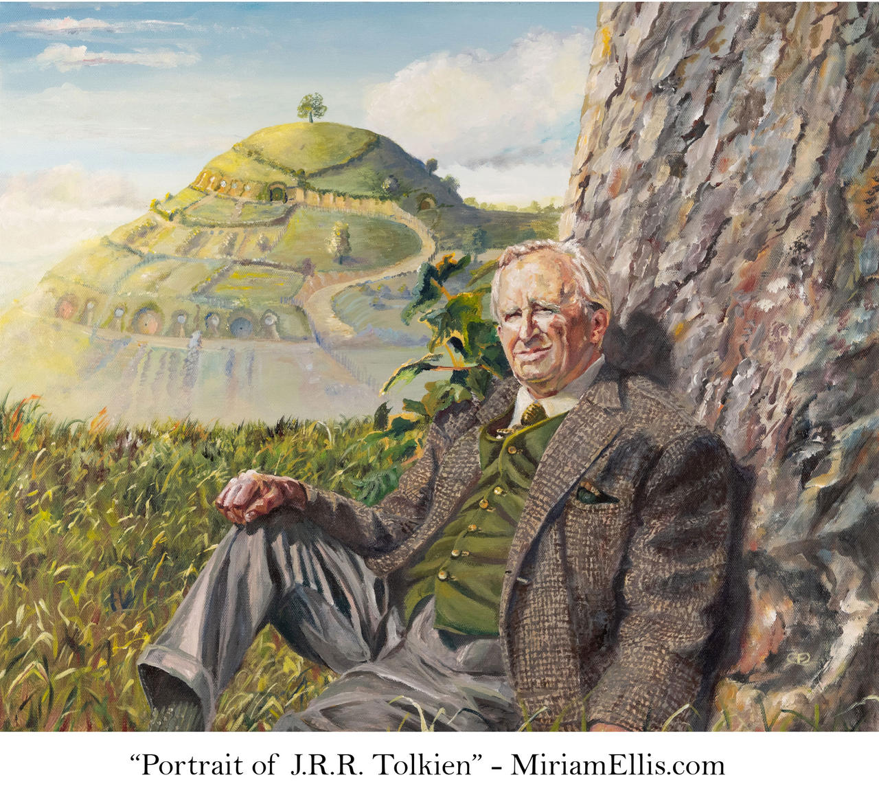 Portrait of J.R.R. Tolkien - Miriam Ellis by MiriamEllisFineArt on ...