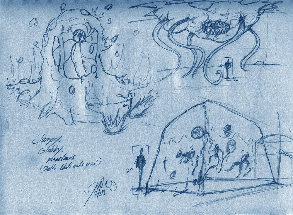 Clumpy,Gooey, Monsters by DocWolph on DeviantArt