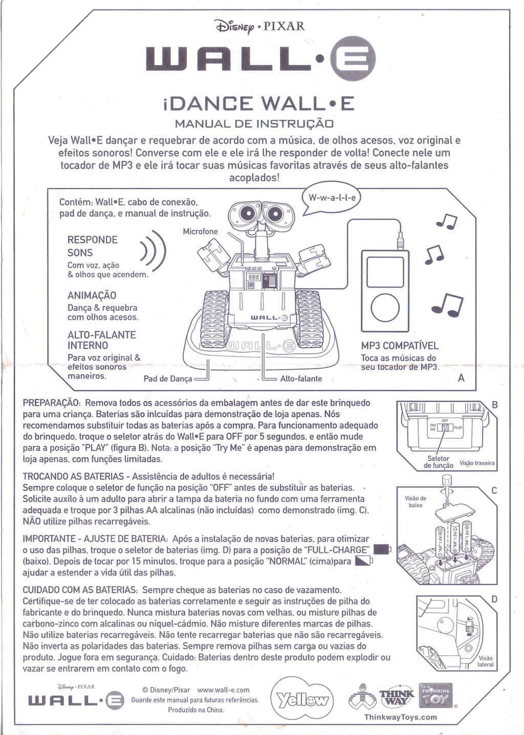 Wall E I Dance Wall E Manual De Instruo By P By Patomite On Deviantart