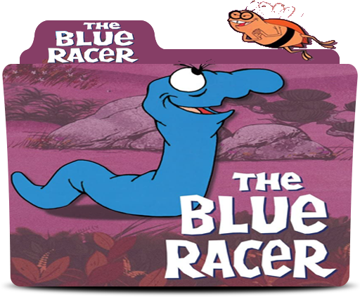 The Blue Racer - A Cobrinha Azul foldericon by patomite on DeviantArt
