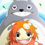 Ponyo + Totoro::Kindred Souls