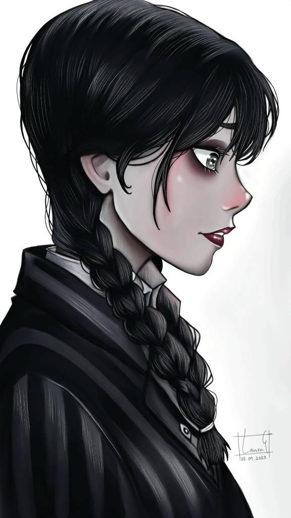 Wednesday Deviantart Wednesday Addams FanArt. by ArteconL93 on DeviantArt