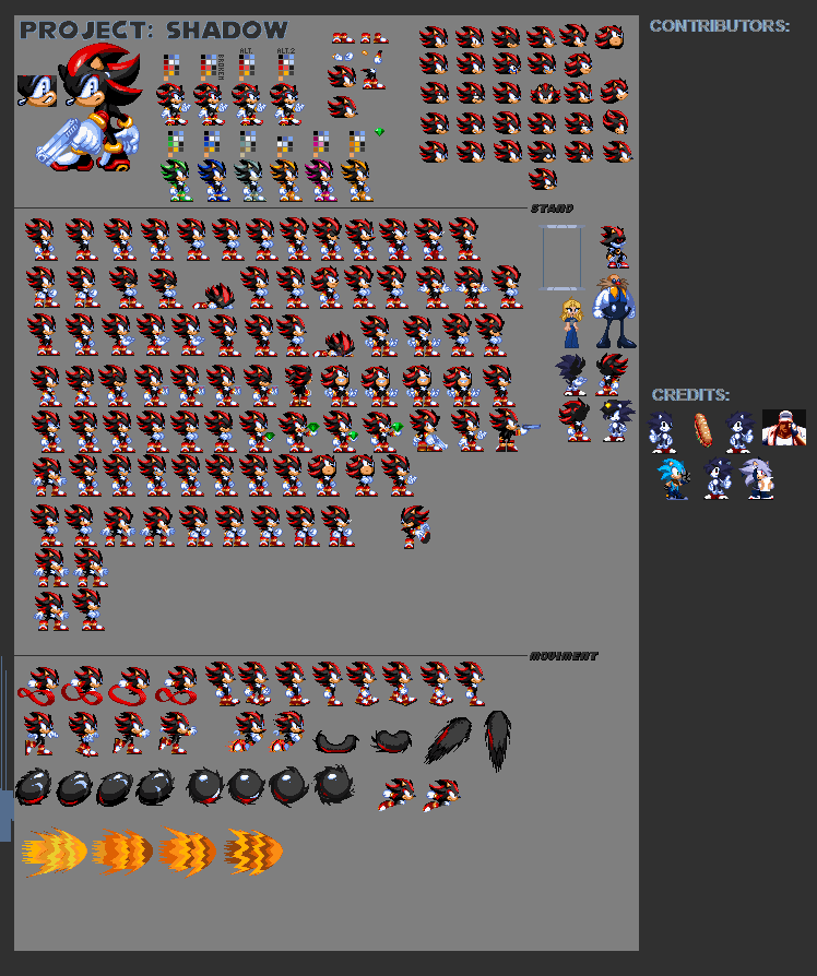 Sprites de Shadow Modgen 2025 by Rolin2026Pro on DeviantArt