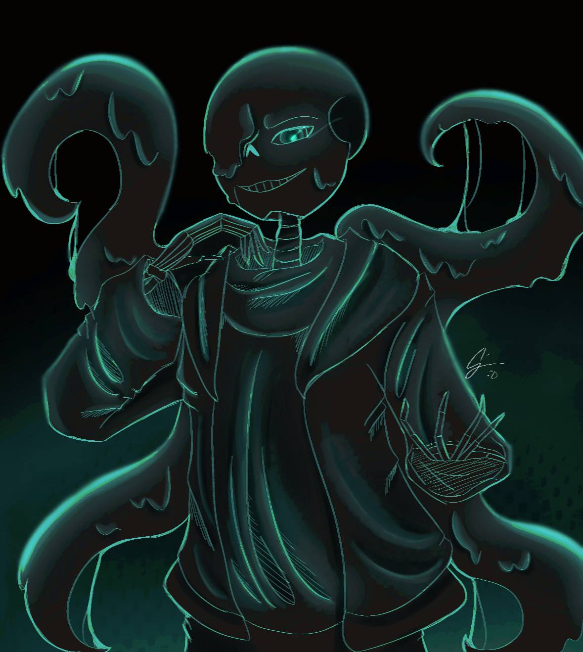 Nightmare Sans by Amulet77 on DeviantArt