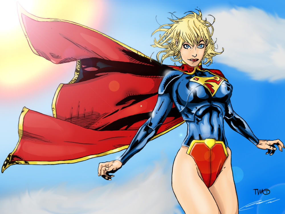 Supergirl colored