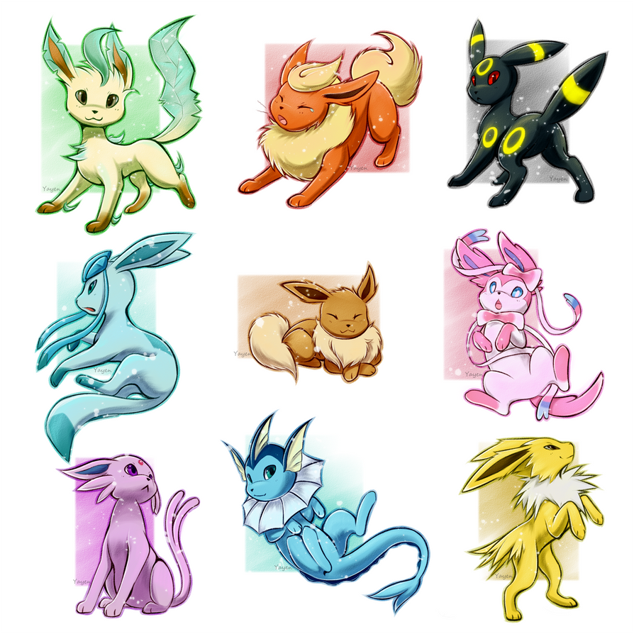 Eeveelution by Eternity-Zinogre on DeviantArt