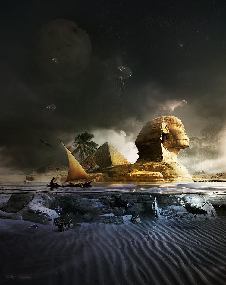 Alien Sphinx Deviantart Sphinx by m4gik on DeviantArt