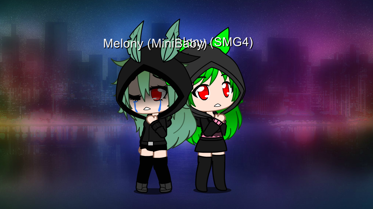 The bunny siblings in gacha neon by MarianRouge on DeviantArt