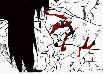 sasuke itachi last poke