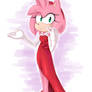 Amy in dress