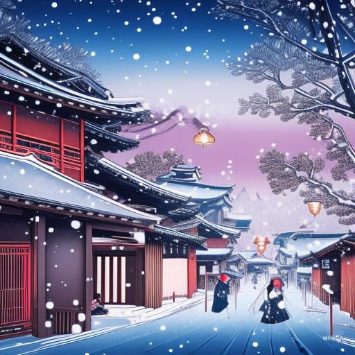 Village Hidden in the Snow Village Hidden in the Snow