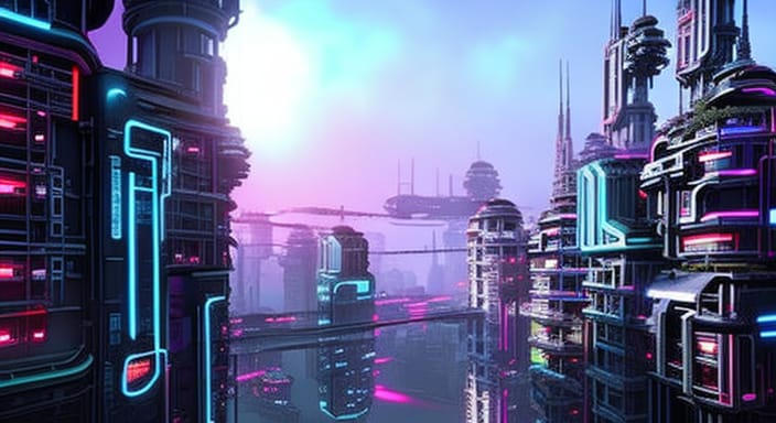 Cyberpunk Landscape 2 by Totally4Ryo on DeviantArt