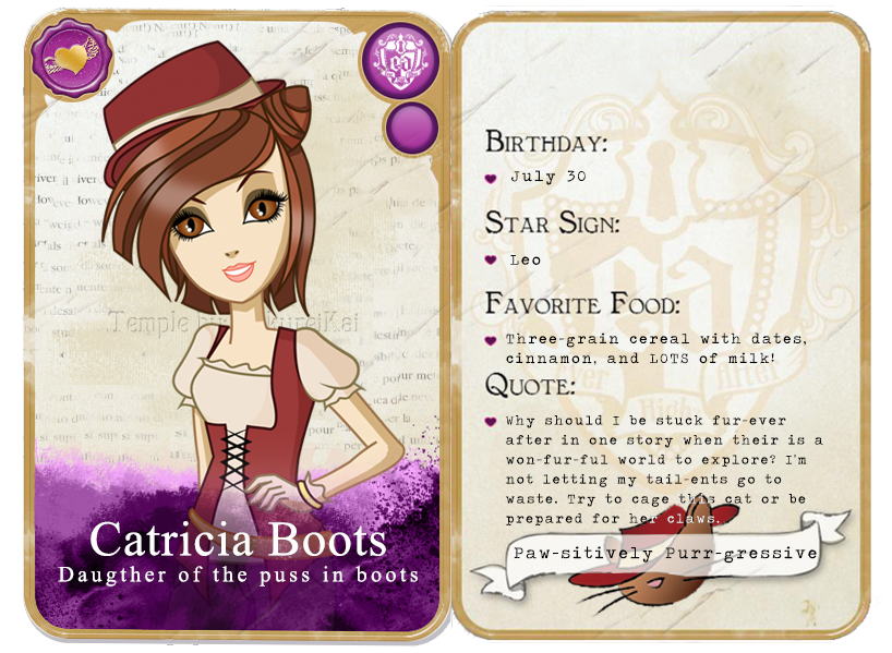 Com: Catricia Boots Rebel's card