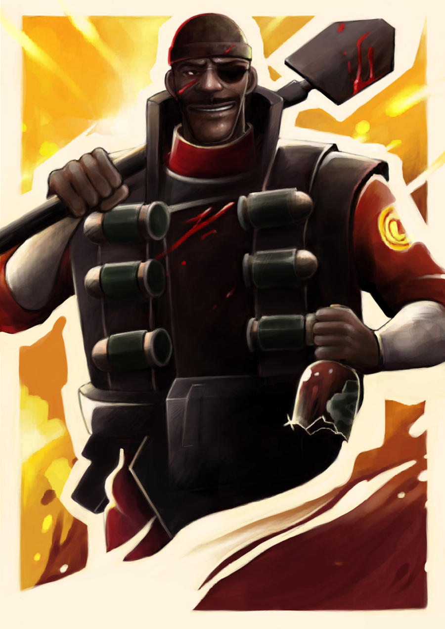Demoman Shellnut Demoman poster by Silverene on DeviantArt