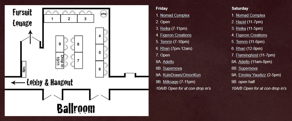 Howl 2018 Vendors Map by HowloweenCanada