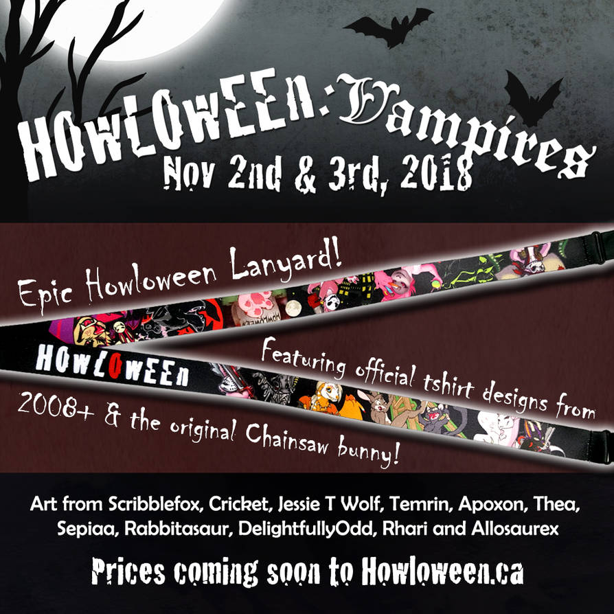 Howl 2018 Lanyards by HowloweenCanada