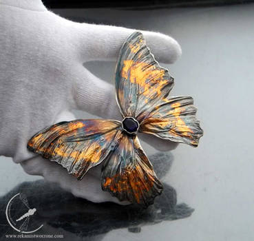 Butterfly spirit brooch