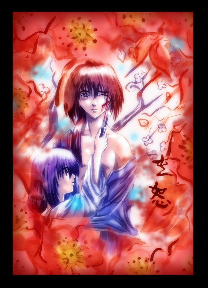 .+Tomoe and Kenshin+.