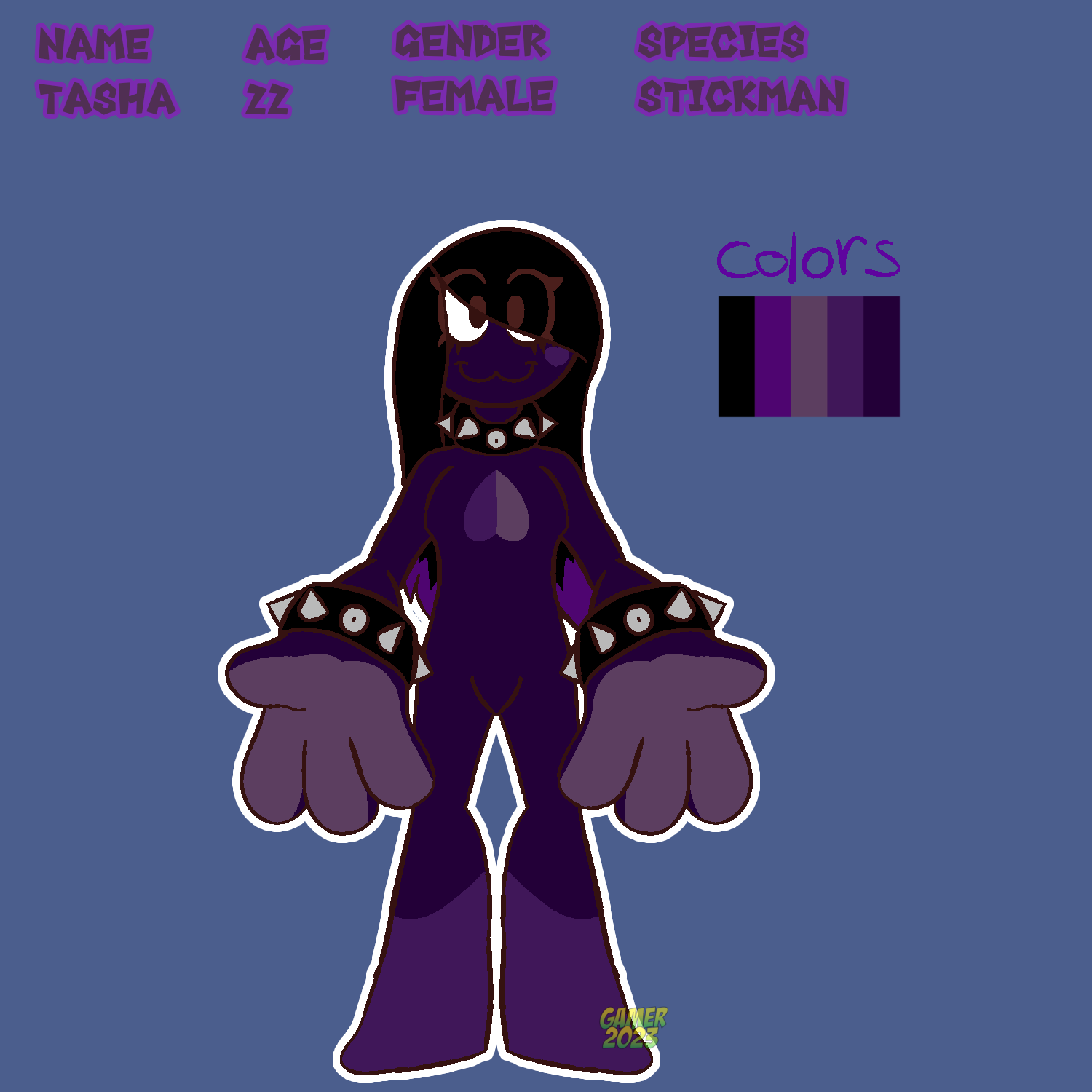 Stickman Ref Tasha the stickman reference sheet by Rddh115 on DeviantArt