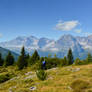 Mountain hiking