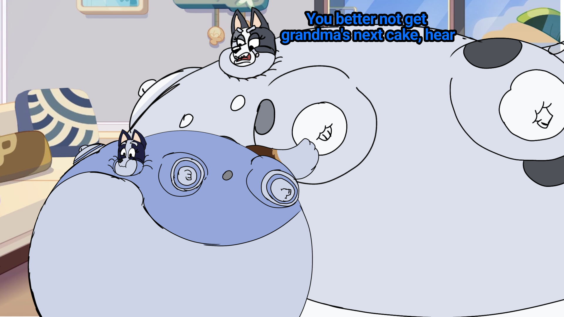 grandma's food - bluey by cruzvore123 on DeviantArt