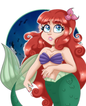  Shokora as Ariel (Mermaid Form) 