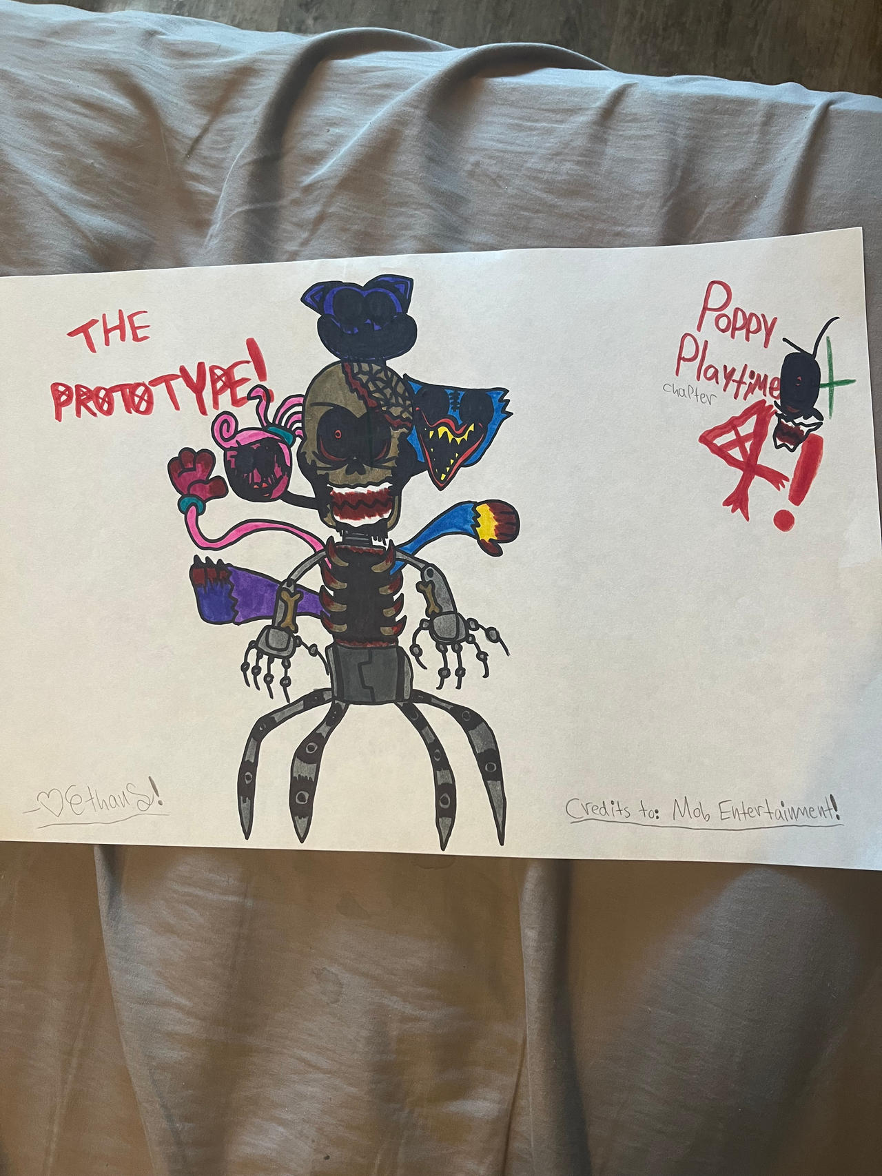 The Prototype! Poppy Playtime Chapter 4 Concept! by Ethan-Sexton on ...