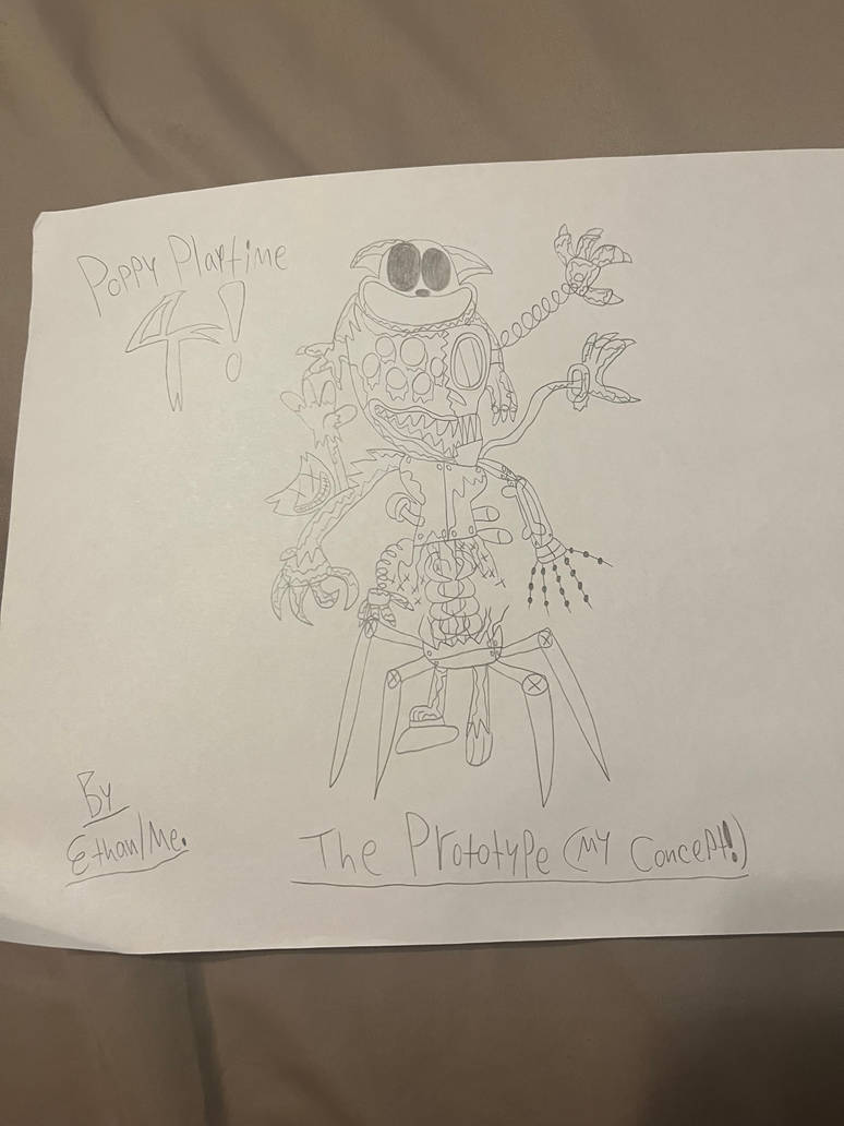 Prototype Poppy The Prototype (Old) Concept! Poppy Playtime! by Ethan-Sexton on DeviantArt