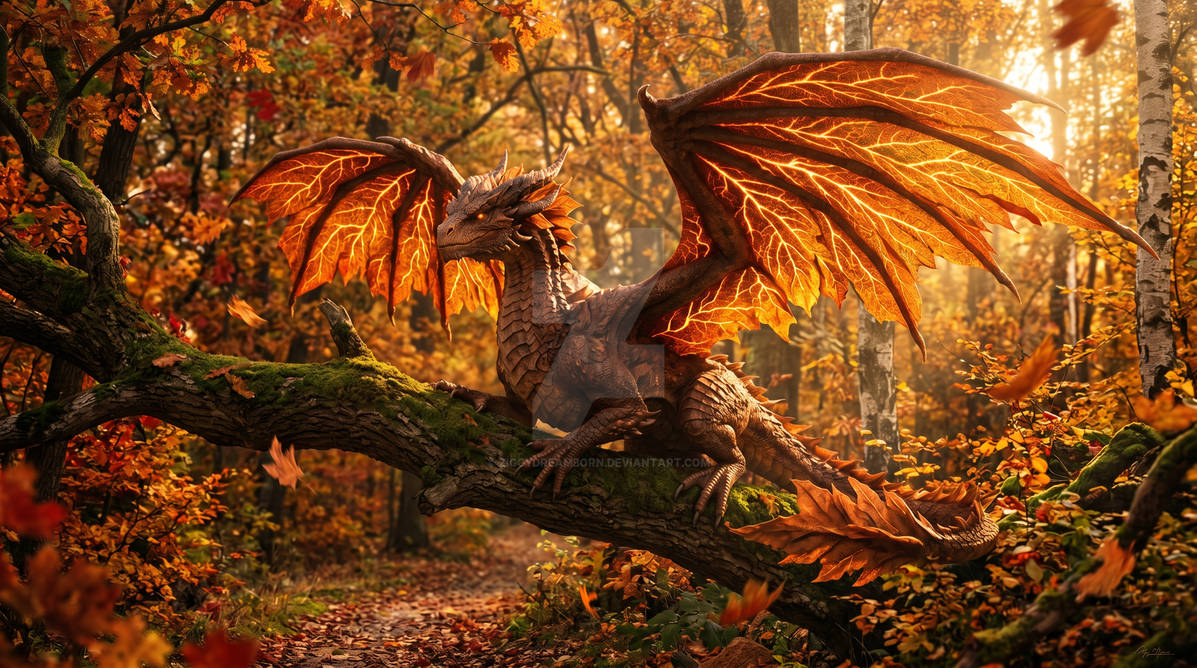 Emberleaf Tree Emberleaf Dragon by ZiggyDreamborn on DeviantArt