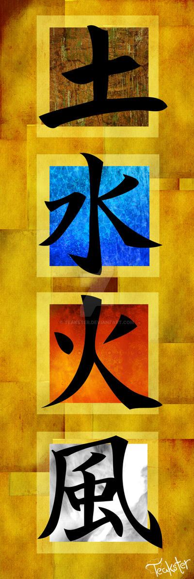 Four Elements - Kanji