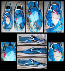 Articuno and Blastoise Shoes