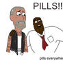 pills everywhere
