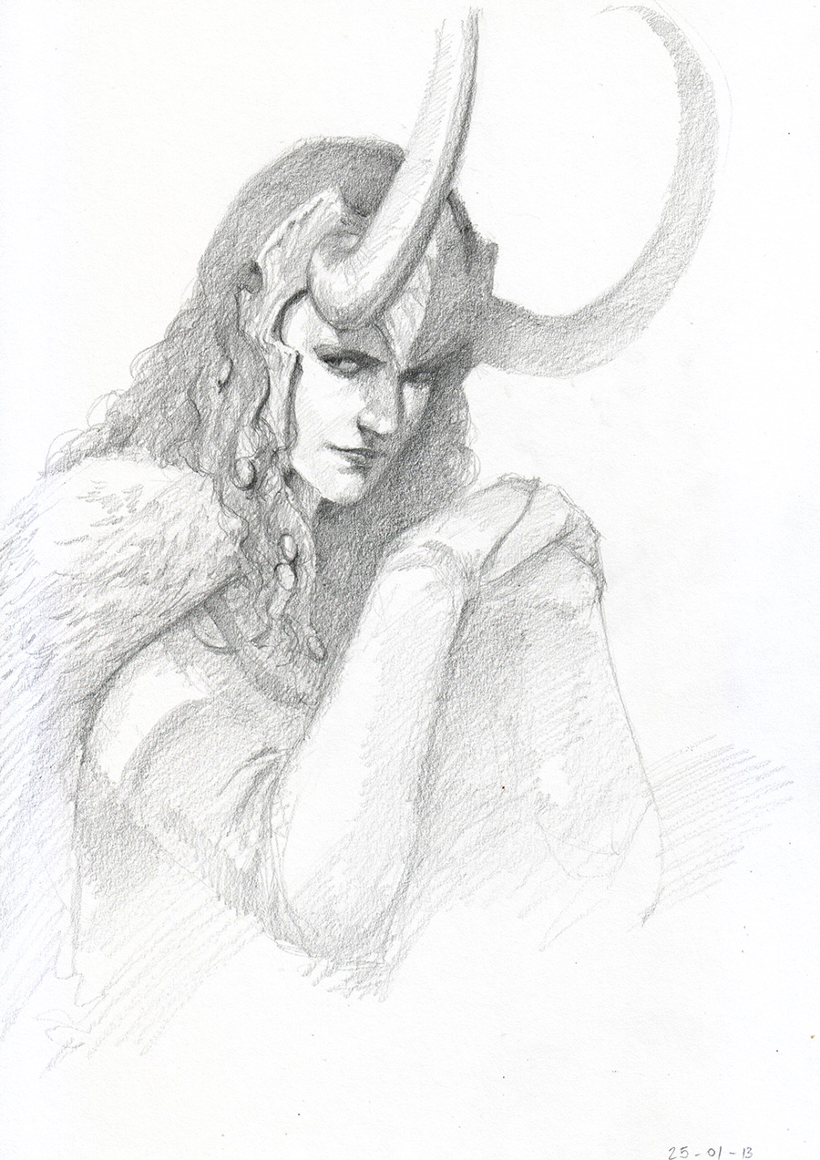 Lady Loki Sketch